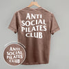 Anti Social Pilates Club (White) (Back Print) by Ivy + Cloth