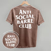 Anti Social Barre Club (White) (Back Print) by Ivy + Cloth