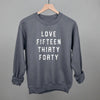Love Fifteen Thirty Forty