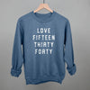 Love Fifteen Thirty Forty