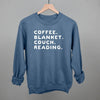 Coffee Blanket Couch Reading