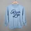 River Life (Distressed Script) by Ivy + Cloth
