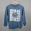 Retro Nurse Smiley (Repeated) by Ivy + Cloth