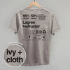 Lagree Instructor Nutrition Facts (Back Print) by Ivy + Cloth