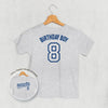 Birthday Boy Varsity #8 (Kids Back Print)