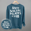Anti Social Pilates Club (White) (Back Print) by Ivy + Cloth