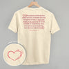 Love Is Patient And Kind (Back Print) by Ivy + Cloth