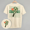 Pickleball Floral Repeated (Back Print) by Ivy + Cloth