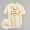 Book Girl Autumn (Back Print) by Ivy + Cloth