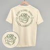 Just A Girl Who Loves Christmas (Back Print) by Ivy + Cloth
