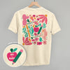 Abstract Floral Teacher Doodle (Back Print) by Ivy + Cloth