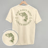 Just A Guy Who Loves Fishing (Back Print) by Ivy + Cloth