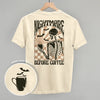 Nightmare Before Coffee (Back Print) by Ivy + Cloth