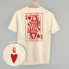 Queen Of Hearts (Back Print) by Ivy + Cloth