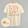 Gingerbread Cookie Recipe (Back Print) by Ivy + Cloth
