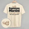 Espresso Martini Social Club (Back Print) by Ivy + Cloth