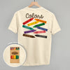 Crayon Colors (Back Print) by Ivy + Cloth