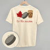 Tis The Season Hockey Doodle (Back Print) by Ivy + Cloth