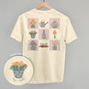 Floral Grid Doodles (Back Print)