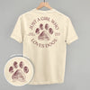 Just A Girl Who Loves Dogs (Back Print) by Ivy + Cloth