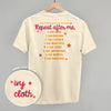 Say Your Affirmations (Back Print) by Ivy + Cloth