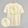 Just A Guy Who Loves Tennis (Back Print)