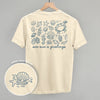 Sea-Sun's Greetings (Back Print) by Ivy + Cloth