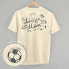 Soccer Mom (Script + Doodles) (Back Print) by Ivy + Cloth