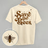 Save The Bees (Back Print) by Ivy + Cloth