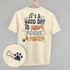 Adopt, Rescue, & Foster (Back Print) by Ivy + Cloth