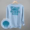 Beach More Worry Less (Back Print) by Ivy + Cloth