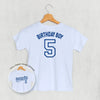 Birthday Boy Varsity #5 (Kids Back Print) by Ivy + Cloth