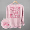 Galentine's Pink Doodles (Back Print)