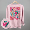Abstract Floral Teacher Doodle (Back Print) by Ivy + Cloth
