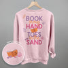 Book In My Hand, Toes In The Sand (Back Print) by Ivy + Cloth