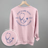 Just A Girl Who Loves Being A Nurse (Back Print) by Ivy + Cloth