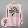 Pickleball Floral Repeated (Back Print) by Ivy + Cloth