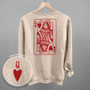 Queen Of Hearts (Back Print) by Ivy + Cloth