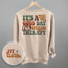 It's A Good Day For Speech Therapy (Back Print) by Ivy + Cloth