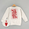 Queen Of Hearts (Kids Back Print) by Ivy + Cloth