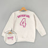Birthday Girl Varsity #4 (Kids Back Print) by Ivy + Cloth