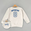 Birthday Boy Varsity #8 (Kids Back Print) by Ivy + Cloth