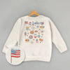 Patriotic Retro Doodles (Kids Back Print) by Ivy + Cloth