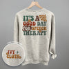 It's A Good Day For Speech Therapy (Back Print) by Ivy + Cloth