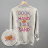 Book In My Hand, Toes In The Sand (Back Print) by Ivy + Cloth
