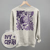 Floral Game Day Purple (Back Print) by Ivy + Cloth