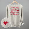 To The Moon And To Saturn (Back Print) by Ivy + Cloth