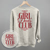 Girl Dads Club (Red) (Back Print)