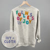 Fullness Of Joy Colorful (Back Print) by Ivy + Cloth