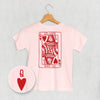 Queen Of Hearts (Kids Back Print) by Ivy + Cloth